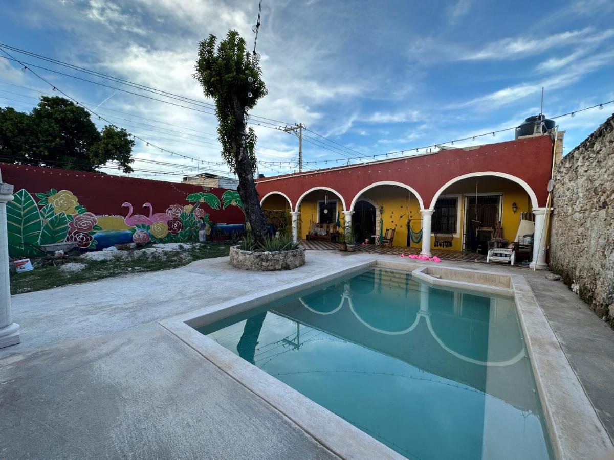 Вилла La Casa Rosal, Pool Кампече Экстерьер фото